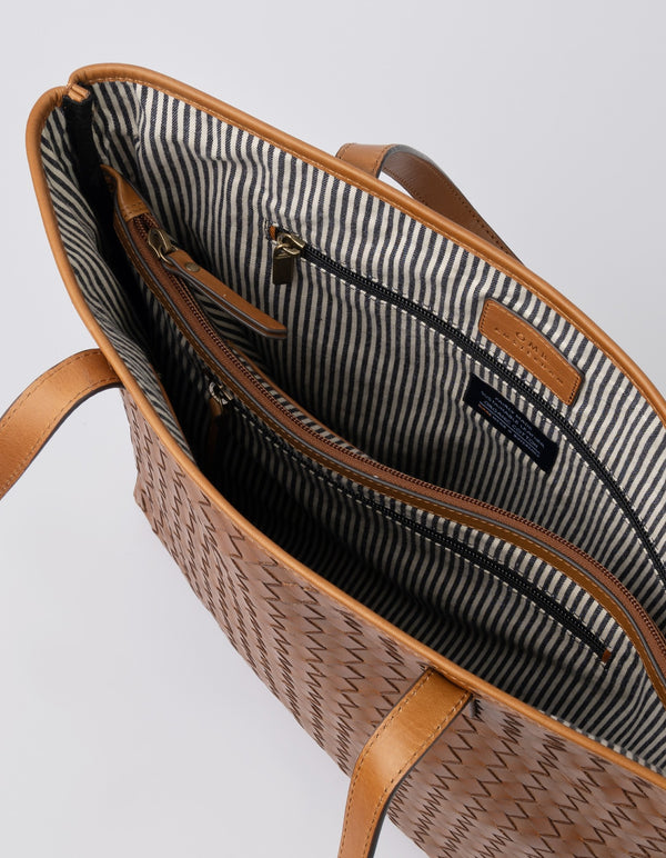 Georgia - kožená shopper kabelka