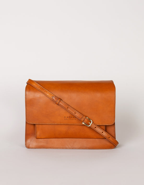 Harper - crossbody kožená kabelka ve stylu harmoniky