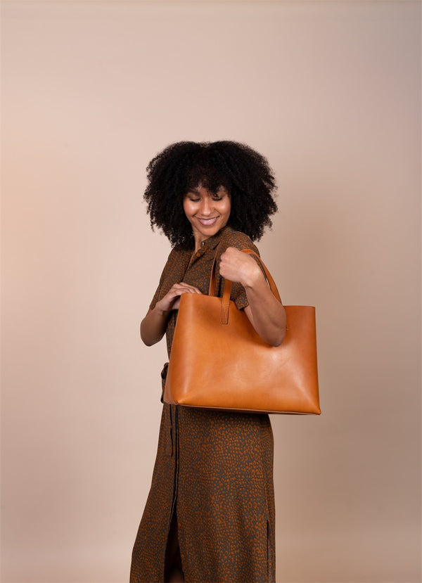 Sam Shopper - kožená shopper kabelka