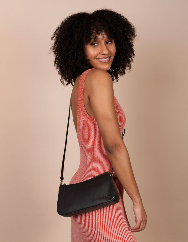 Taylor - mini kožená kabelka přes rameno