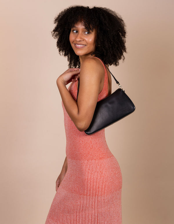 Taylor - mini kožená kabelka přes rameno