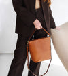 Bobbi Bucket Bag Maxi - kbelíková kožená kabelka