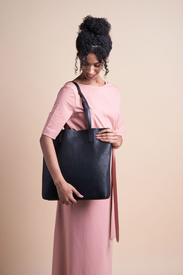 Georgia - kožená shopper kabelka