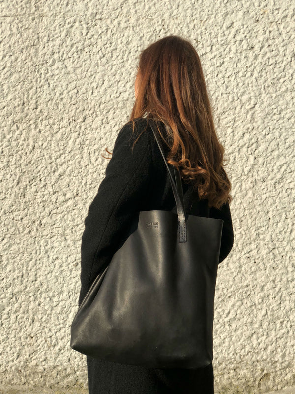 Georgia - kožená shopper kabelka