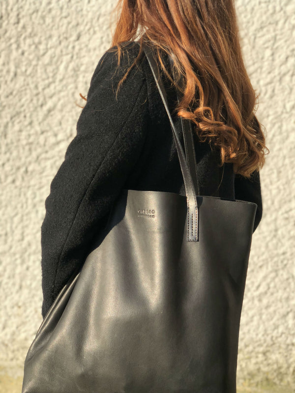 Georgia - kožená shopper kabelka