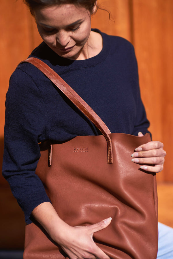 Georgia - kožená shopper kabelka