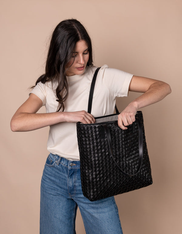 Georgia - kožená shopper kabelka