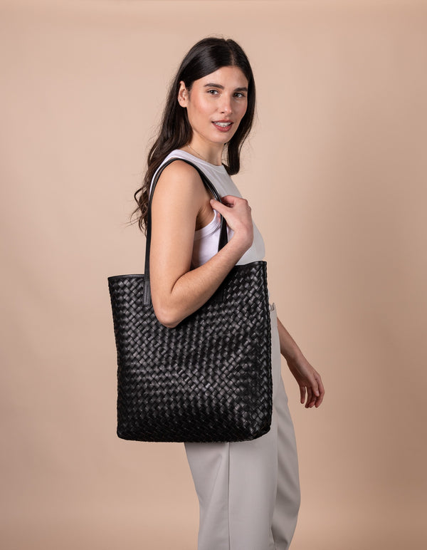 Georgia - kožená shopper kabelka