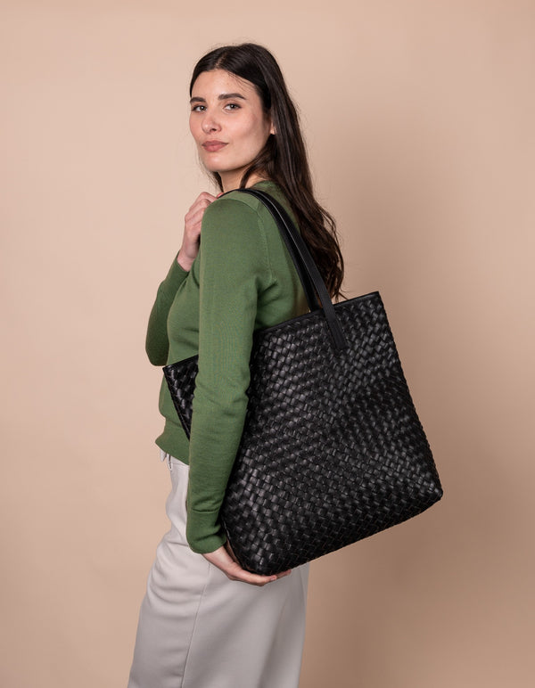 Georgia - kožená shopper kabelka