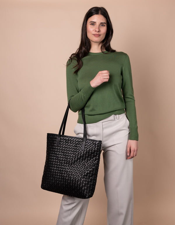 Georgia - kožená shopper kabelka