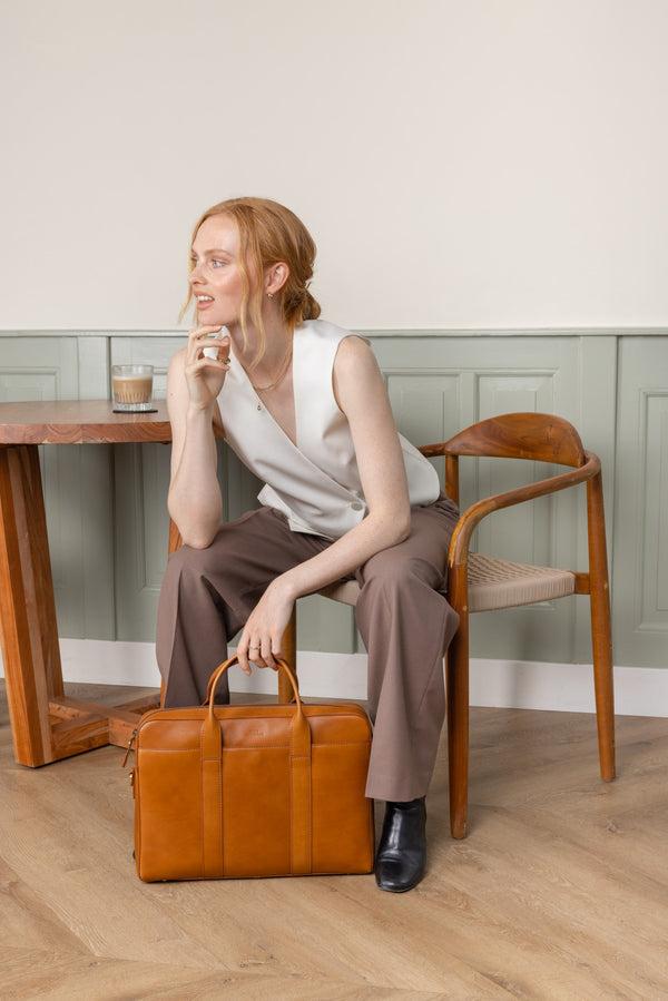 Harvey - kožená pracovní taška