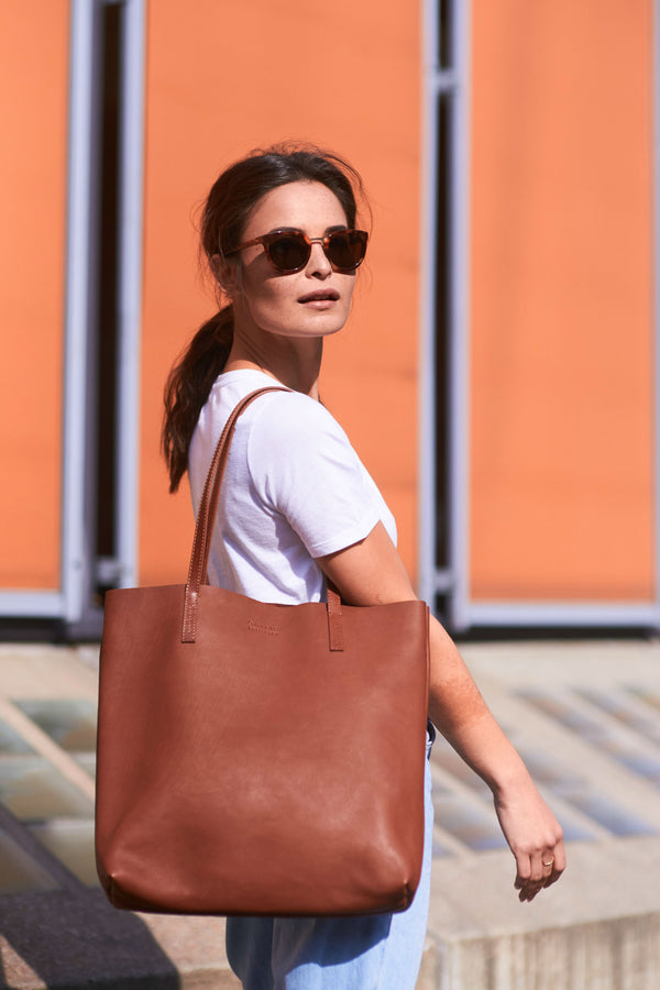 Georgia - kožená shopper kabelka