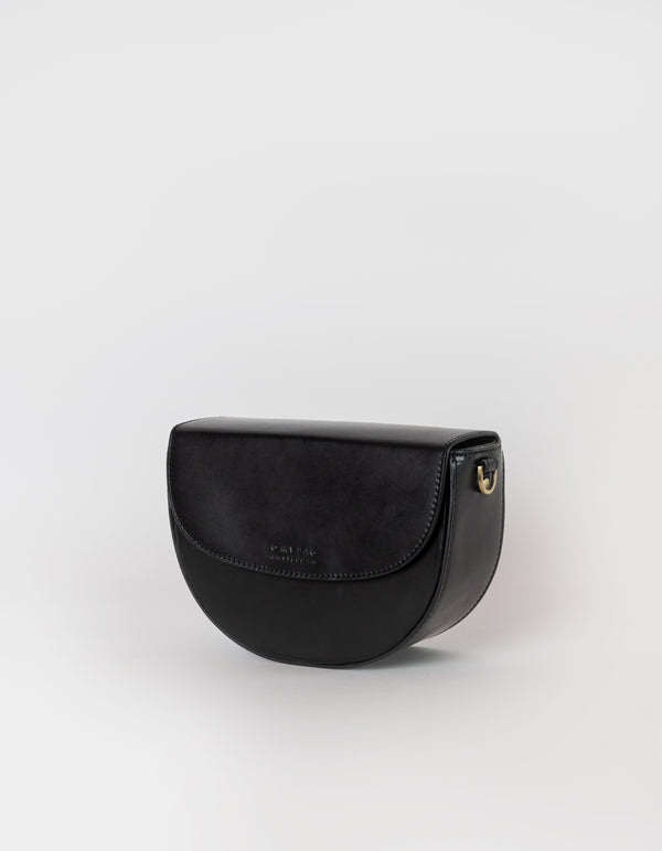 Ava - sedlová kožená crossbody kabelka