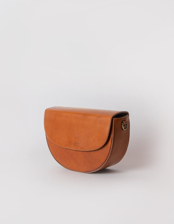 Ava - sedlová kožená crossbody kabelka