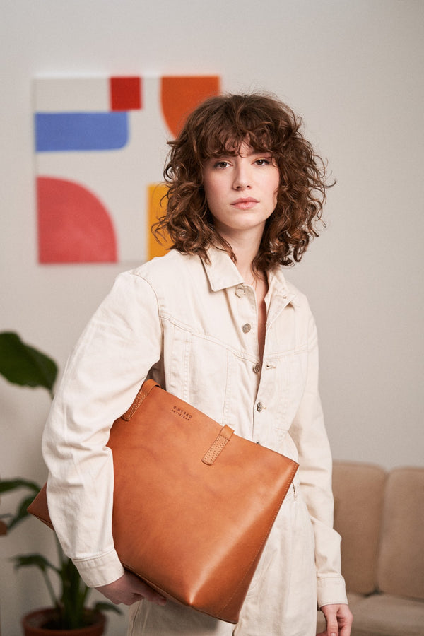 Sam Shopper - kožená shopper kabelka